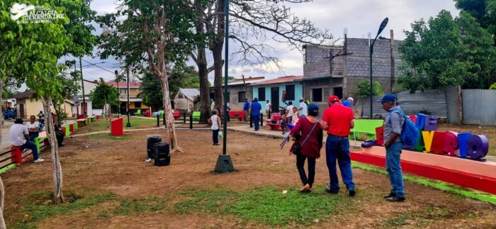 Mejoran el parque “El Calvario” en Nandaime