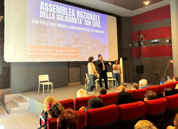 Organizaciones en Italia acuerdan red de apoyo en solidaridad con Cuba
