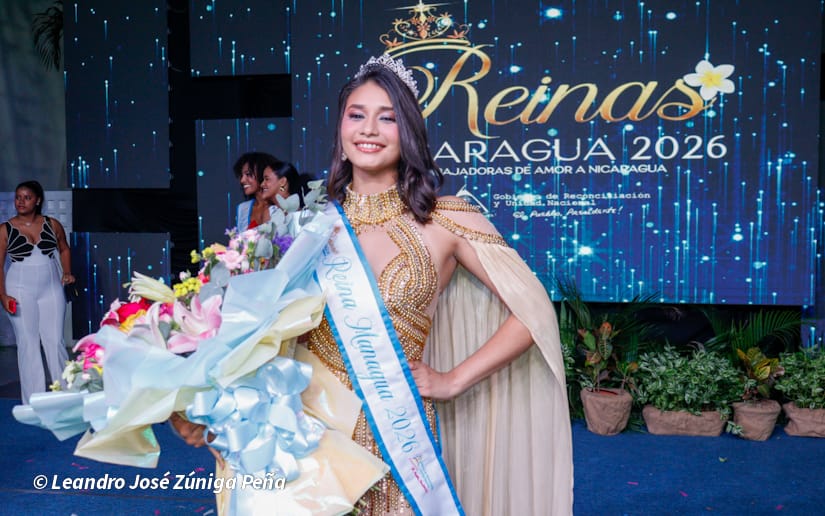 Samantha Nicole Murillo es coronada Reina Nicaragua, Managua 2026