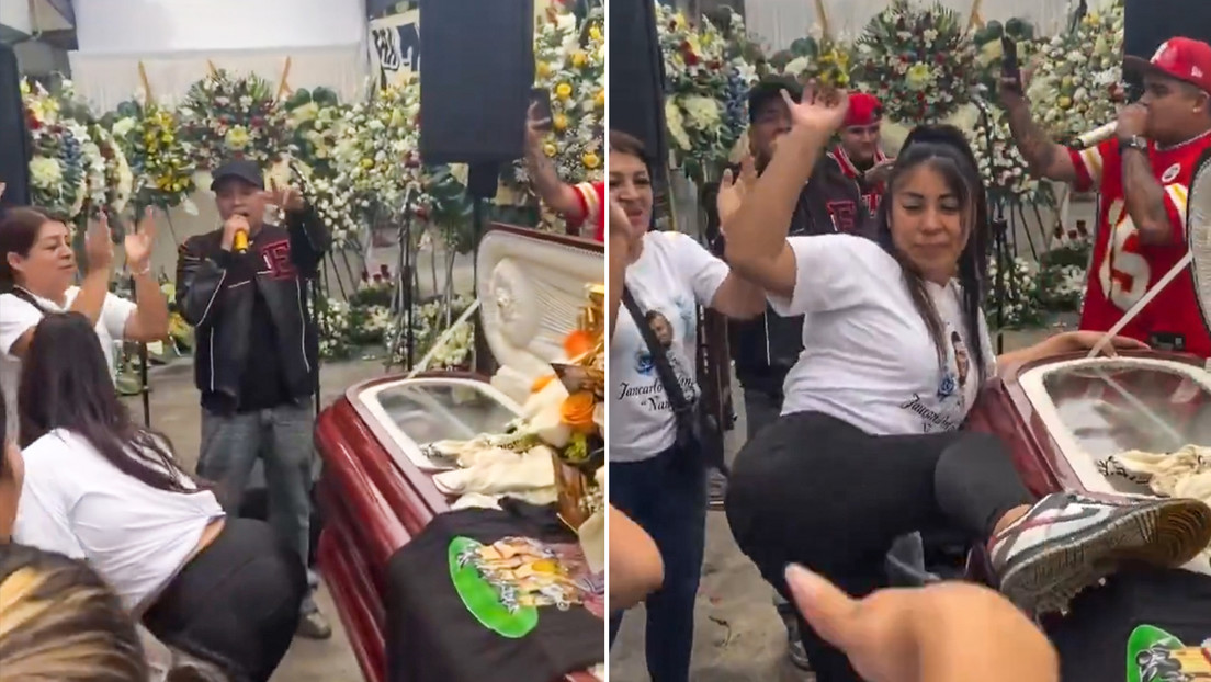 Viuda despide a su esposo bailando reguetón