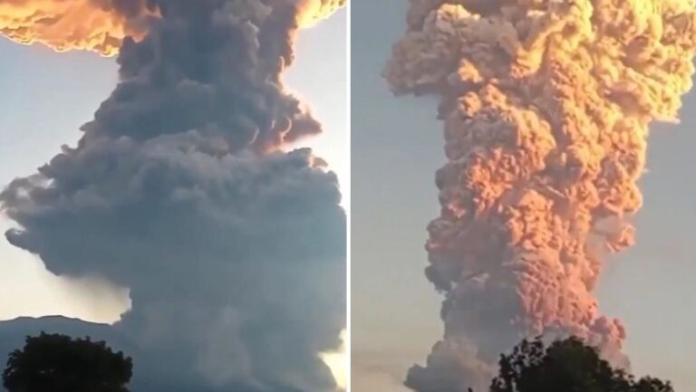 Volcán Lewotobi registra nuevas erupciones y mantiene en alerta a Indonesia