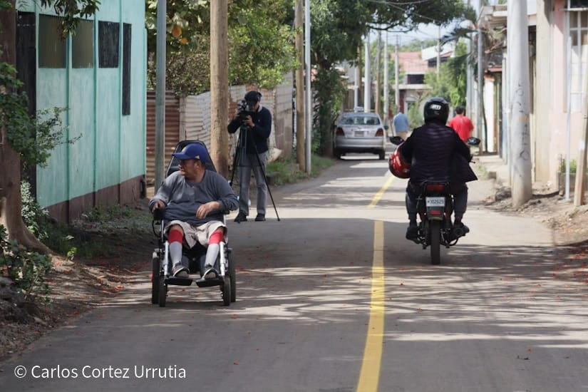 Villa Reconciliación con calles asfaltadas
