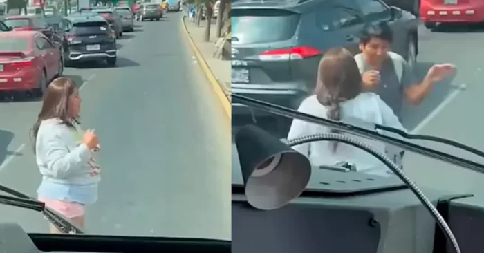 Mujer bloquea el paso de bomberos tras discutir con su pareja