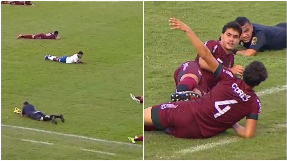 Abejas obligan a detener el juego de Fútbol