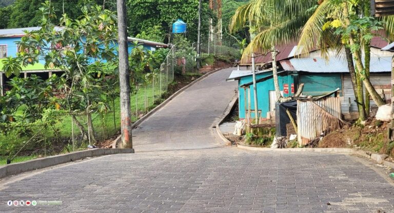 Barrio Los Cocos, Bonaza, estrena calles adoquinadas