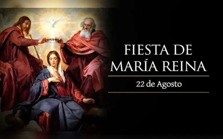 Cronograma de actividades de las Fiestas Patronales en Honor a la Virgen María Reina