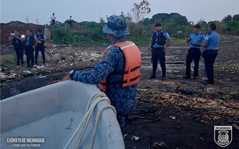 Ejército localiza cuerpo sin vida en el lago Xolotlán