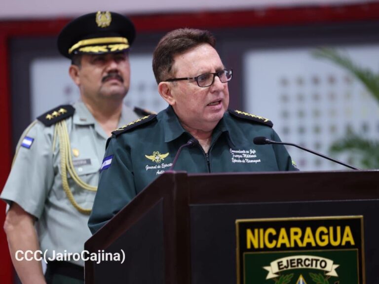 Ejército de Nicaragua reafirma respaldo a la defensa del derecho a ser libres y soberanos