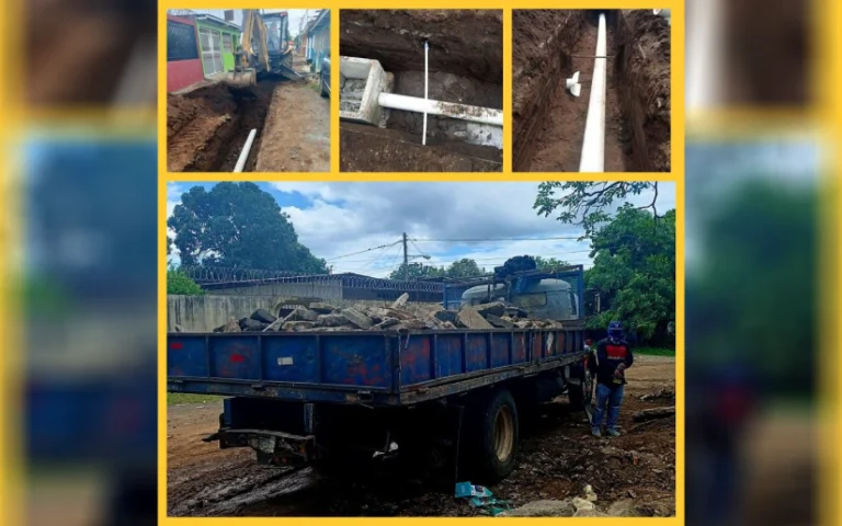 Avanza Ampliación de Redes de Alcantarillados Sanitario en el Distrito VII