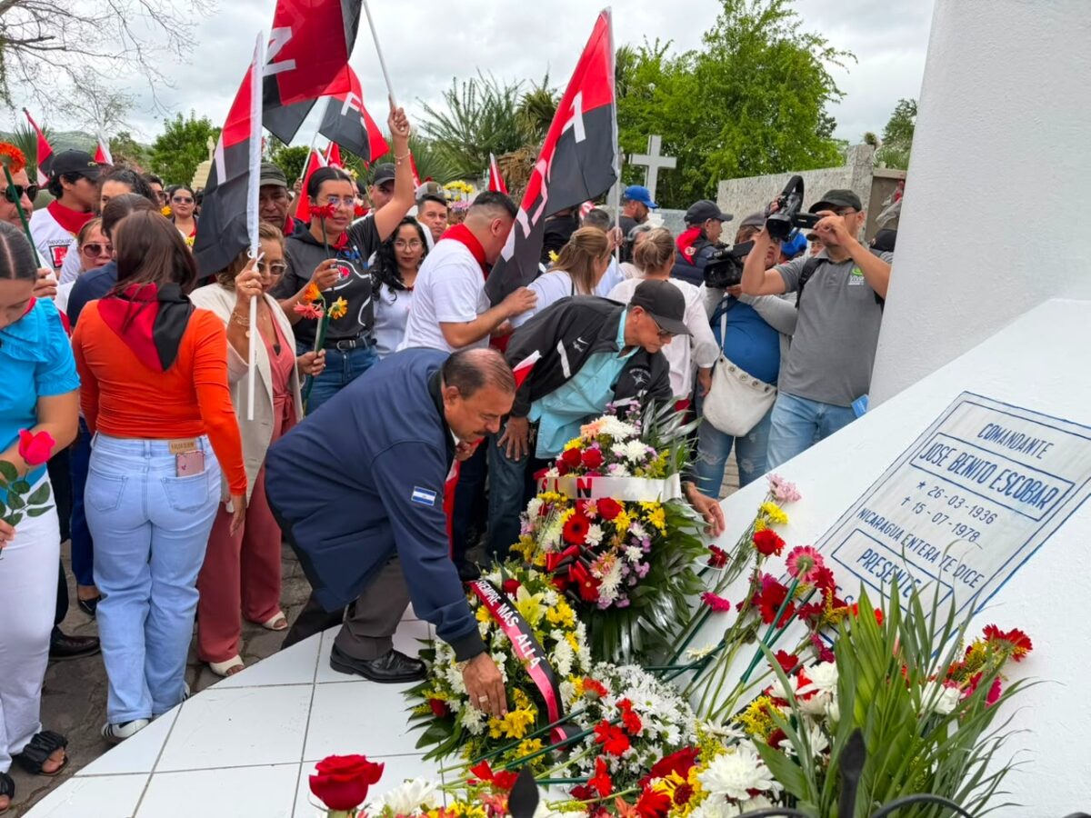 Estelí conmemora a José Benito Escobar