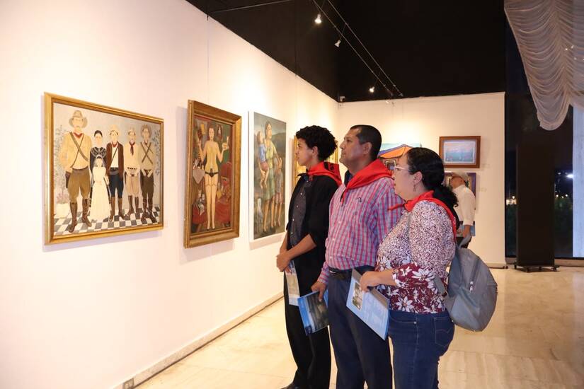 Exposición de la Plástica Nicaragüense en saludo al 47/19