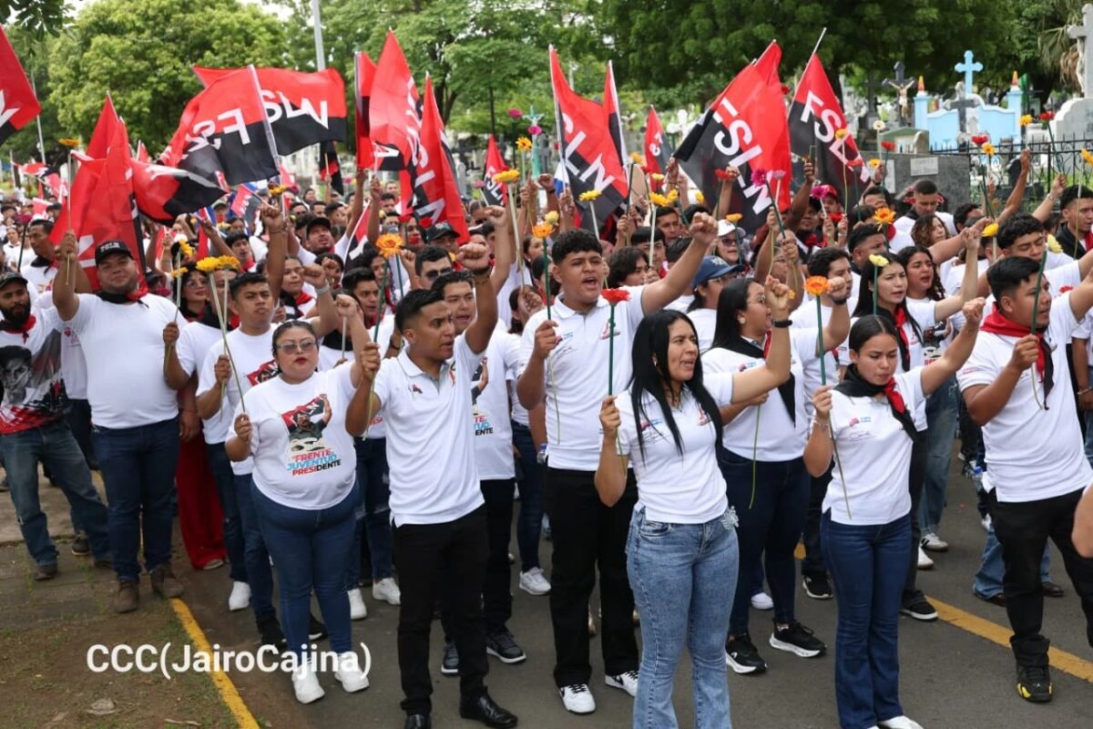 Juventud Sandinista ratifica compromiso con el legado de Julio Buitrago