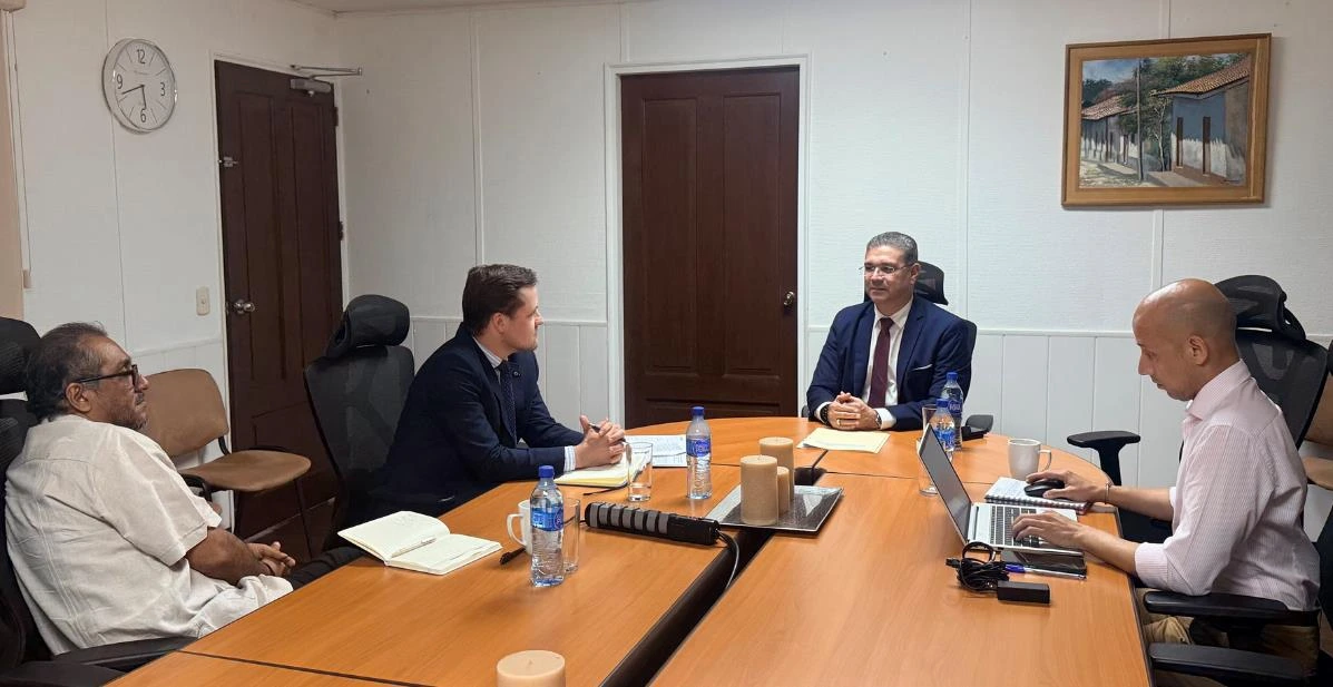 MIFIC recibe visita del jefe de la Sección Económica y Comercial para Centroamérica de la Unión Europea
