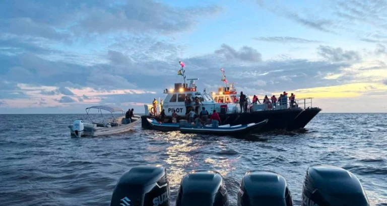 Guyana ejecuta operación masiva tras naufragio de un ferry