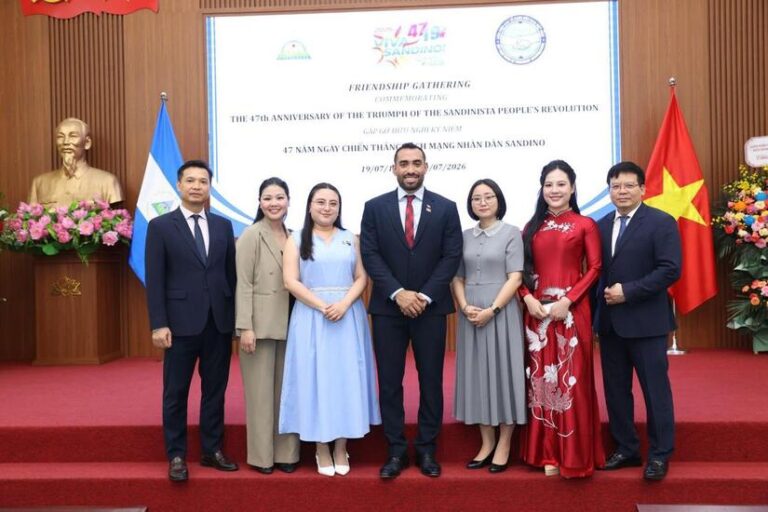 Nicaragua conmemora aniversario sandinista en Vietnam