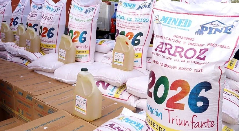 Rosario, destaca distribución de la tercera merienda escolar