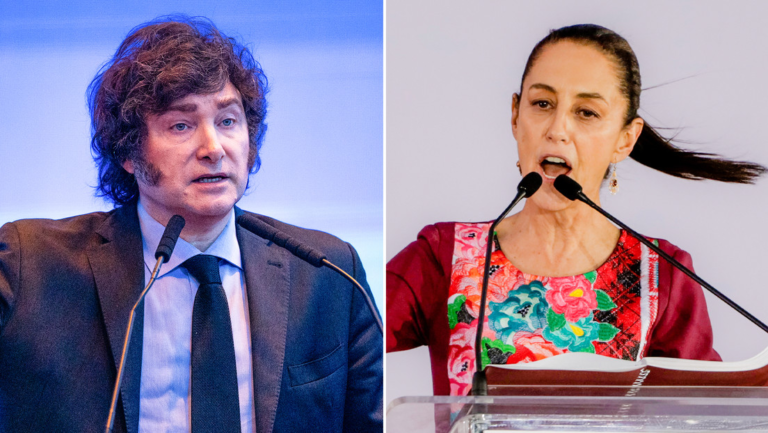 Sheinbaum niega campaña contra Argentina