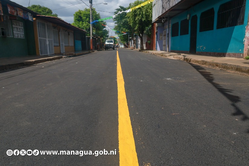 Mejoran las calles del barrio Hilario Sánchez, Managua