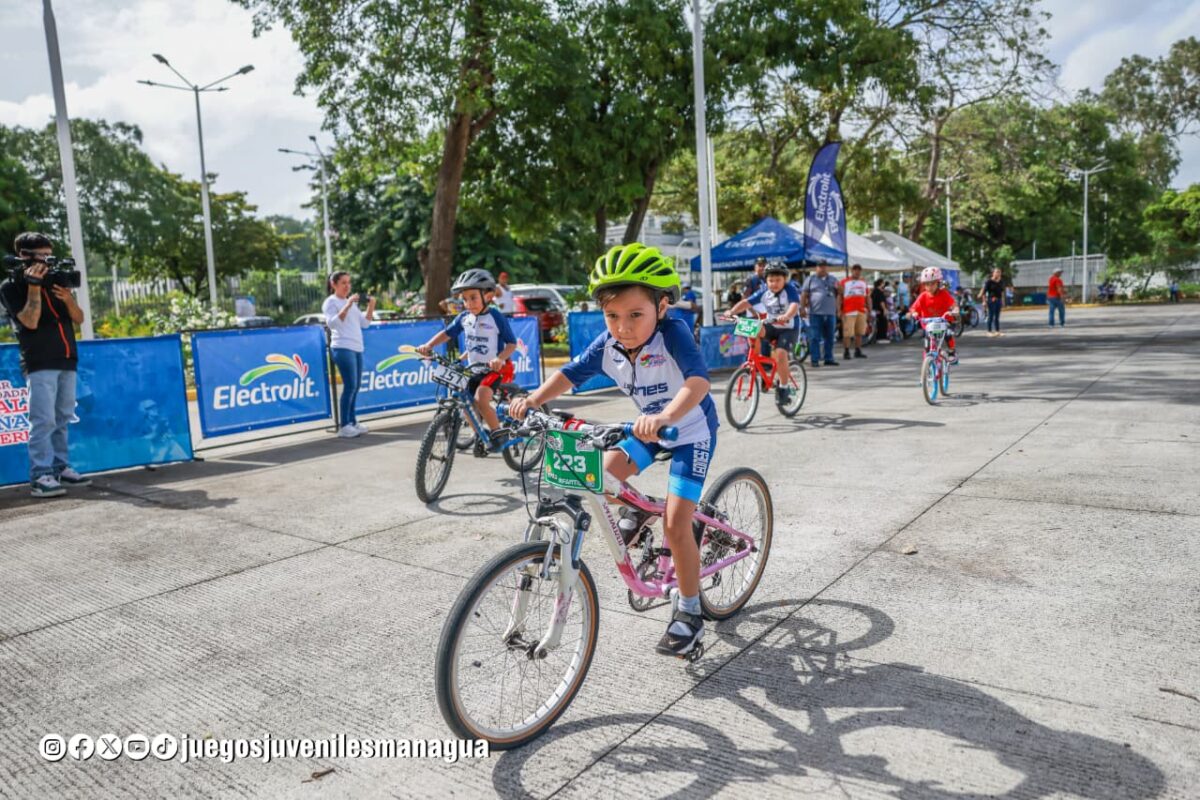 Desarrollan IV etapa del Campeonato de Ciclismo Infantil en Managua