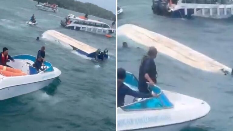 Vuelco de una lancha deja 15 turistas indios muertos