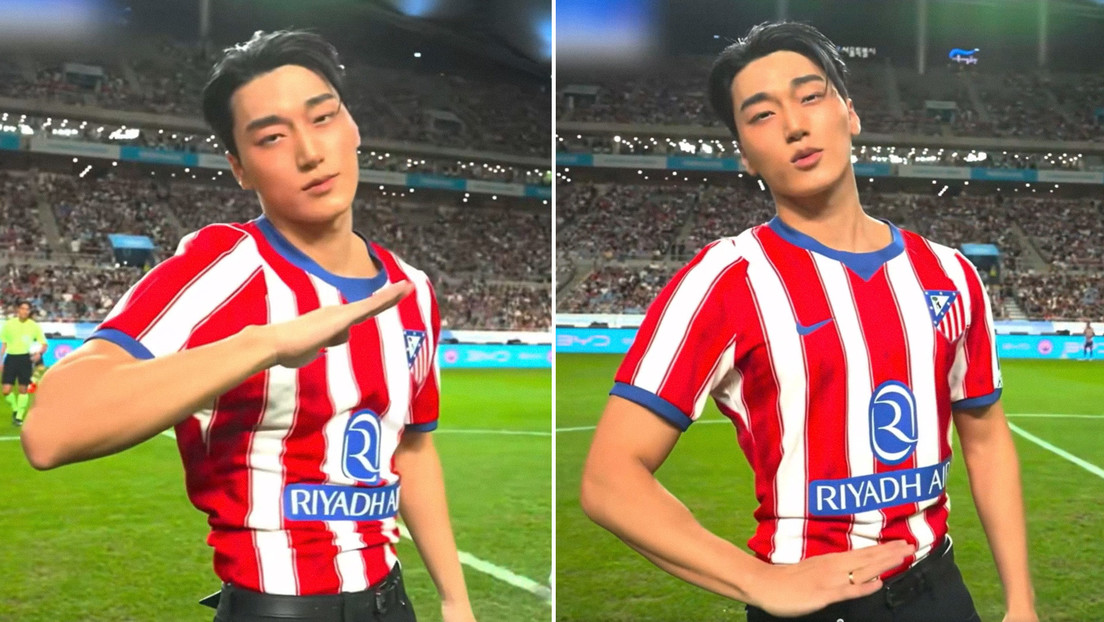 Cantante surcoreano se roba el show en el Atlético