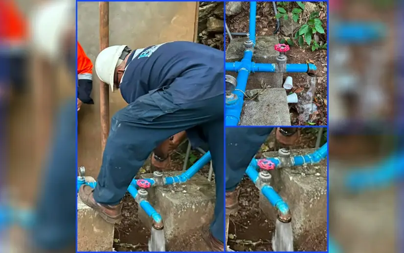 ENACAL mejora servicio de agua en Santa Teresa