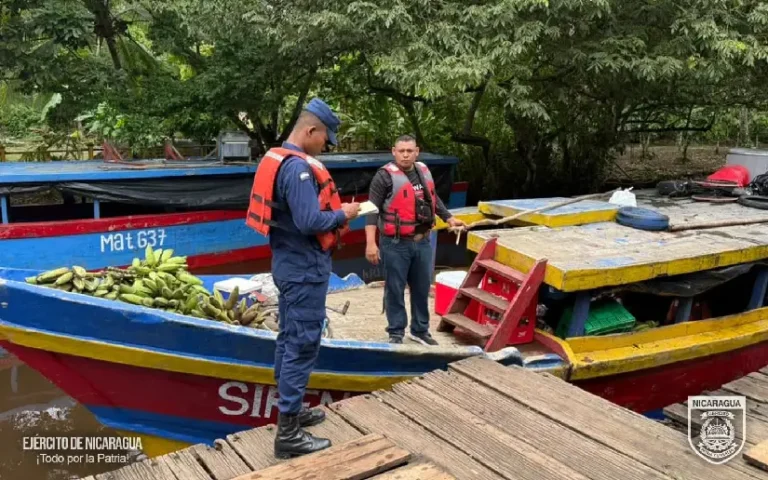 Protección, seguridad e inspección a embarcaciones y flota pesquera industrial en Nicaragua