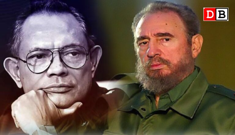 Fidel Castro y Tomás Borge