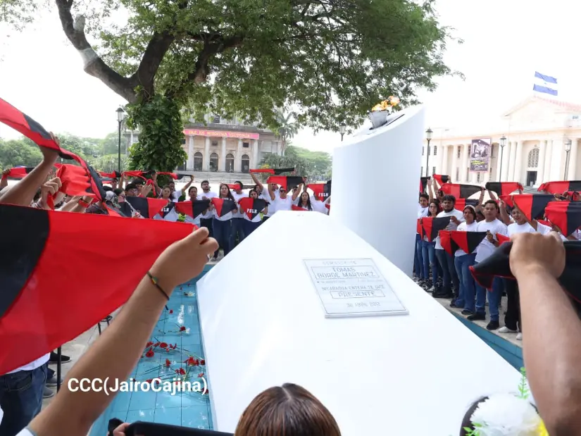 JS. 19 de Julio rinde homenaje a Tomás y a Fidel
