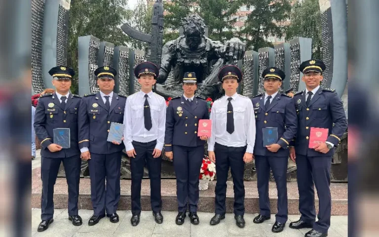 Desde Rusia; Graduados de nuestra Policía Nacional