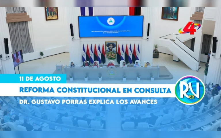 Entrevista al Doctor Gustavo Porras, Presidente de la Asamblea Nacional de Nicaragua, en la Revista En Vivo, Canal 4