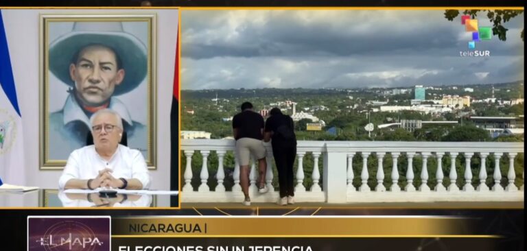 Entrevista al Doctor Gustavo Porras en programa "El Mapa" de Telesur