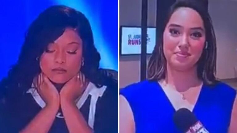 Presentadora de televisión se queda dormida en vivo