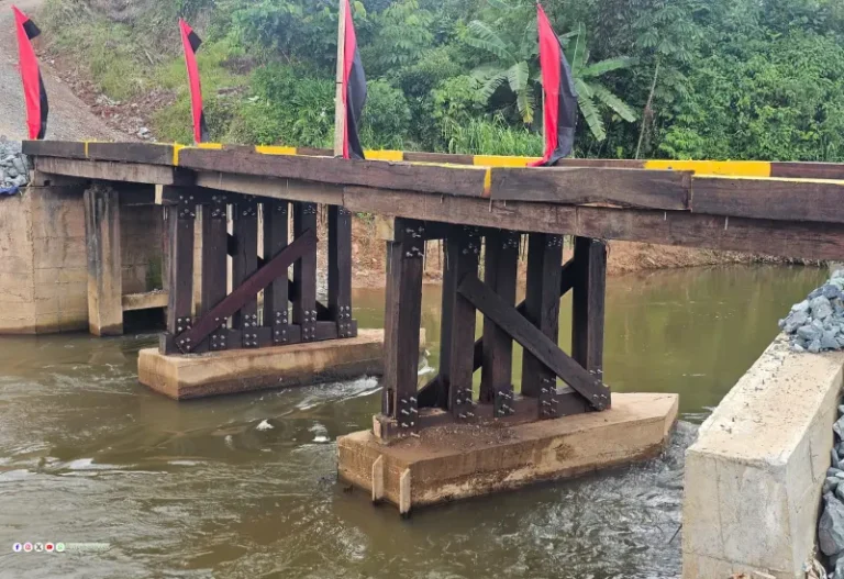 Nuevo puente vehicular en la comunidad Samaria, Bonanza