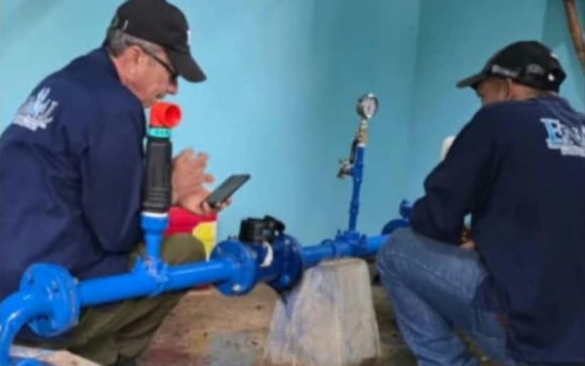 Restablecen servicio de agua potable para 2,000 familias en Morrito