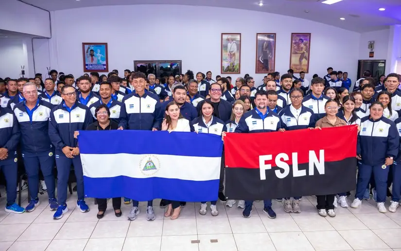 Selección Nacional que participa en los Juegos C.A y el Caribe