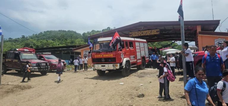 Inauguran Estación de Bombero en la comunidad Los Chiles