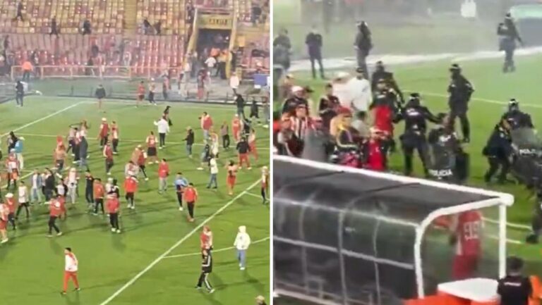 Suspenden partido por enfrentamiento entre equipos