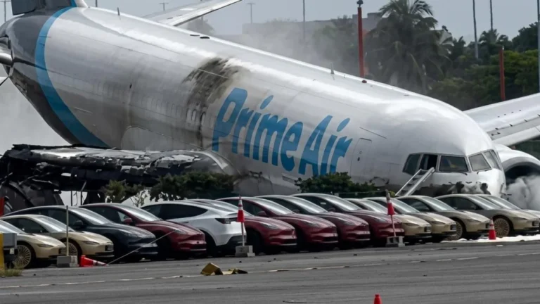 Accidente de avión de carga de Amazon deja 5 muertos