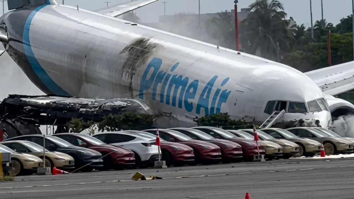 Accidente de avión de carga de Amazon deja 5 muertos