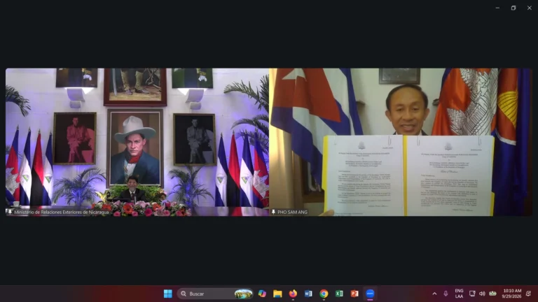 Reino de Camboy acredita a nuevo Embajador ante Nicaragua