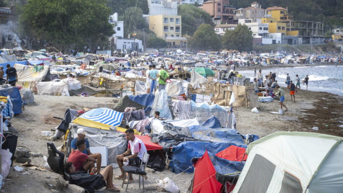 Apuñalan a un motociclista de Ceuta