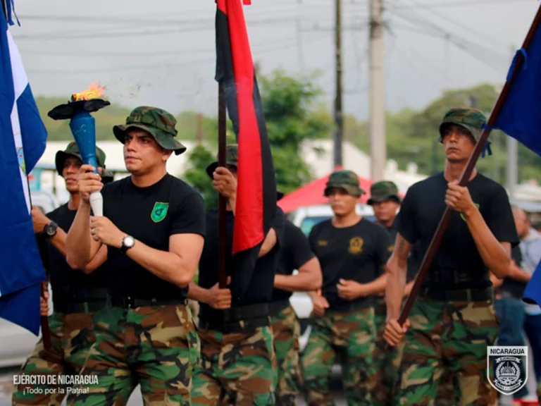 Recepción, traslado y entrega de la Antorcha de la Libertad Centroamericana