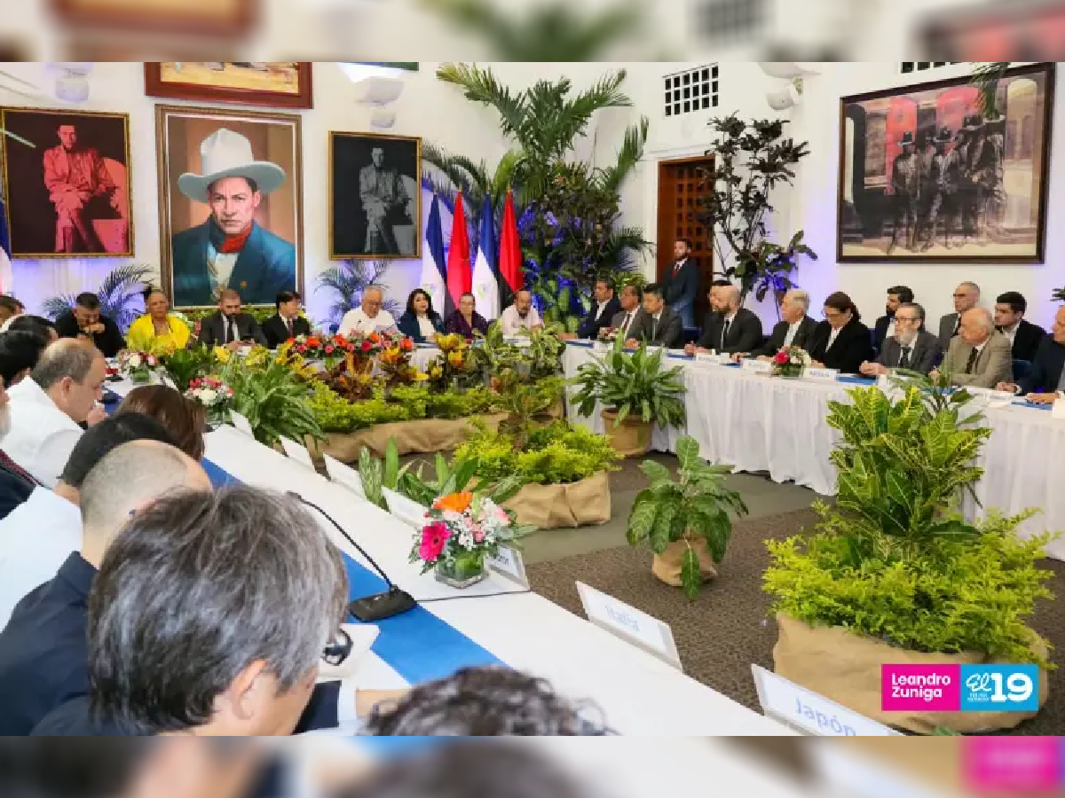 Encuentro con Embajadores y Jefes de Misiones acreditados en Nicaragua