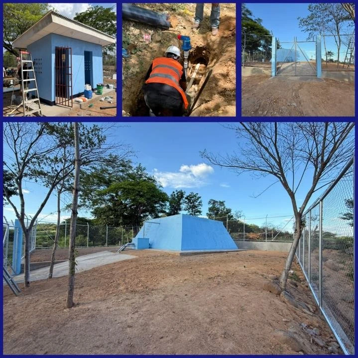 Proyecto de agua potable en Dulce Nombre de Jesús alcanza 95% de avance