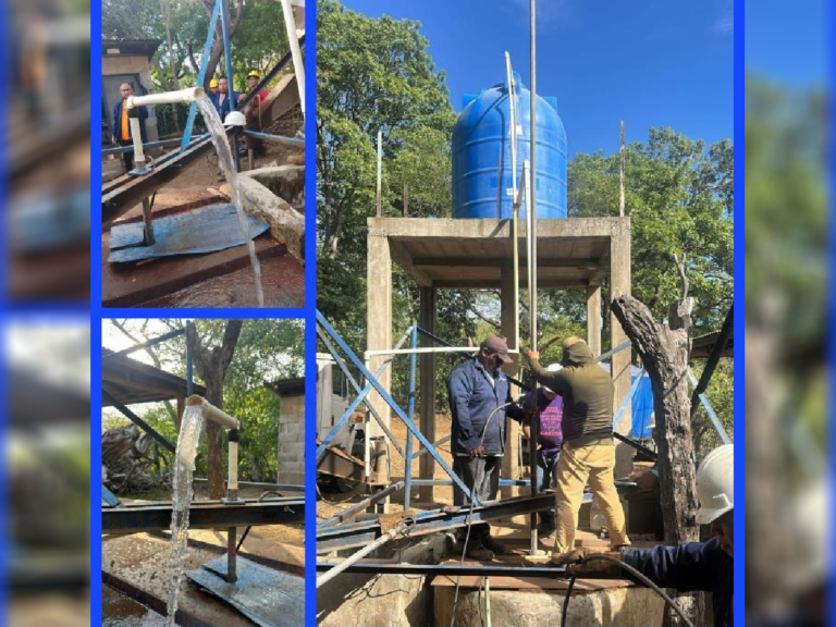 Rehabilitan sistema de agua potable en comunidad San Miguel de Los Mojicas