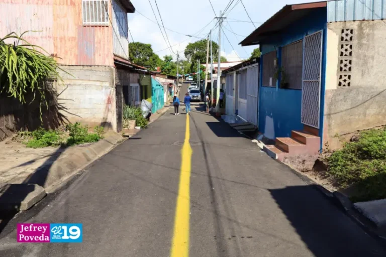 Barrio Américas 1 luce con mejores calles