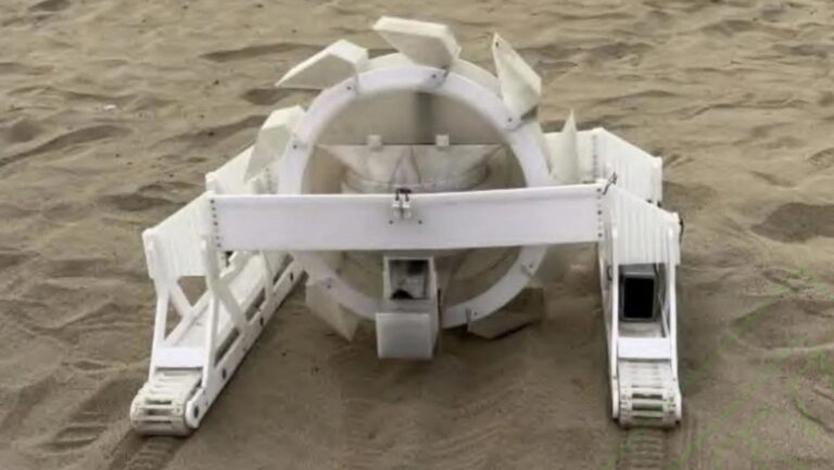 China prueba robot que extrae hierro de la arena del desierto