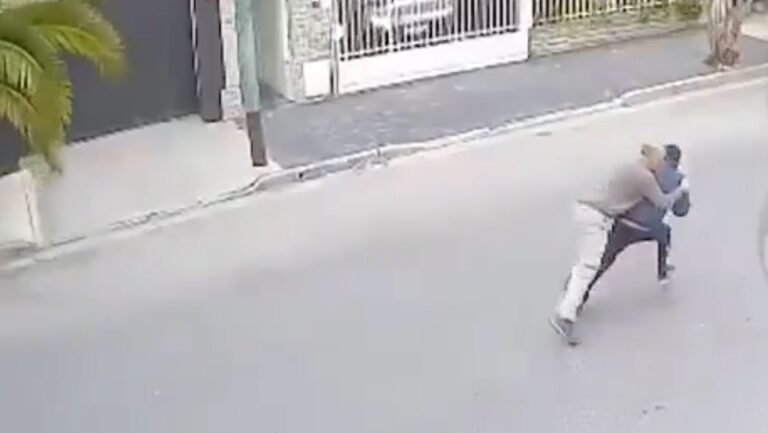 De pasear a su bebé a derribar a un ladrón