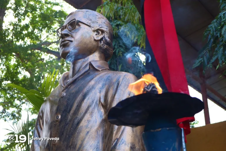 Diriomo rinde homenaje al Comandante Pedro Aráuz Palacios